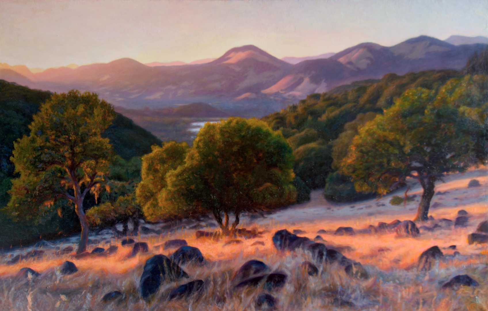 Rincon Valley, Oil, 37" x 60", Sold