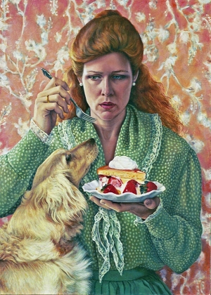 <h5>Self Portrait with Dog</h5>