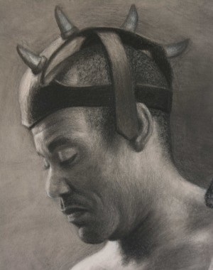 <h5>Warrior, closeup</h5>