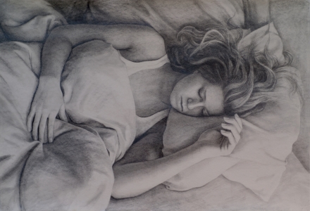 <h5>Young Girl Sleeping</h5>